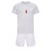 Denemarken Simon Kjaer #4 Babykleding Uitshirt Kinderen WK 2022 Korte Mouwen (+ korte broeken)